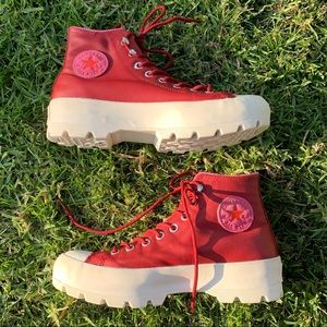 converse gore-tex waterproof lugged high-top sneaker